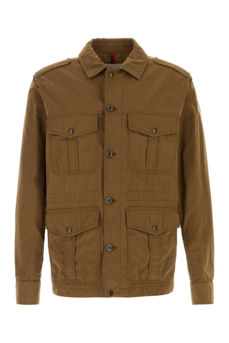 Light Brown Shirt Collar Jacket 1