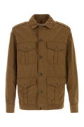 Light Brown Shirt Collar Jacket 1