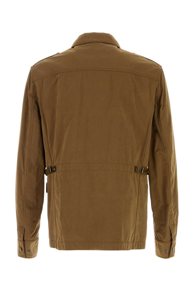 Light Brown Shirt Collar Jacket 2
