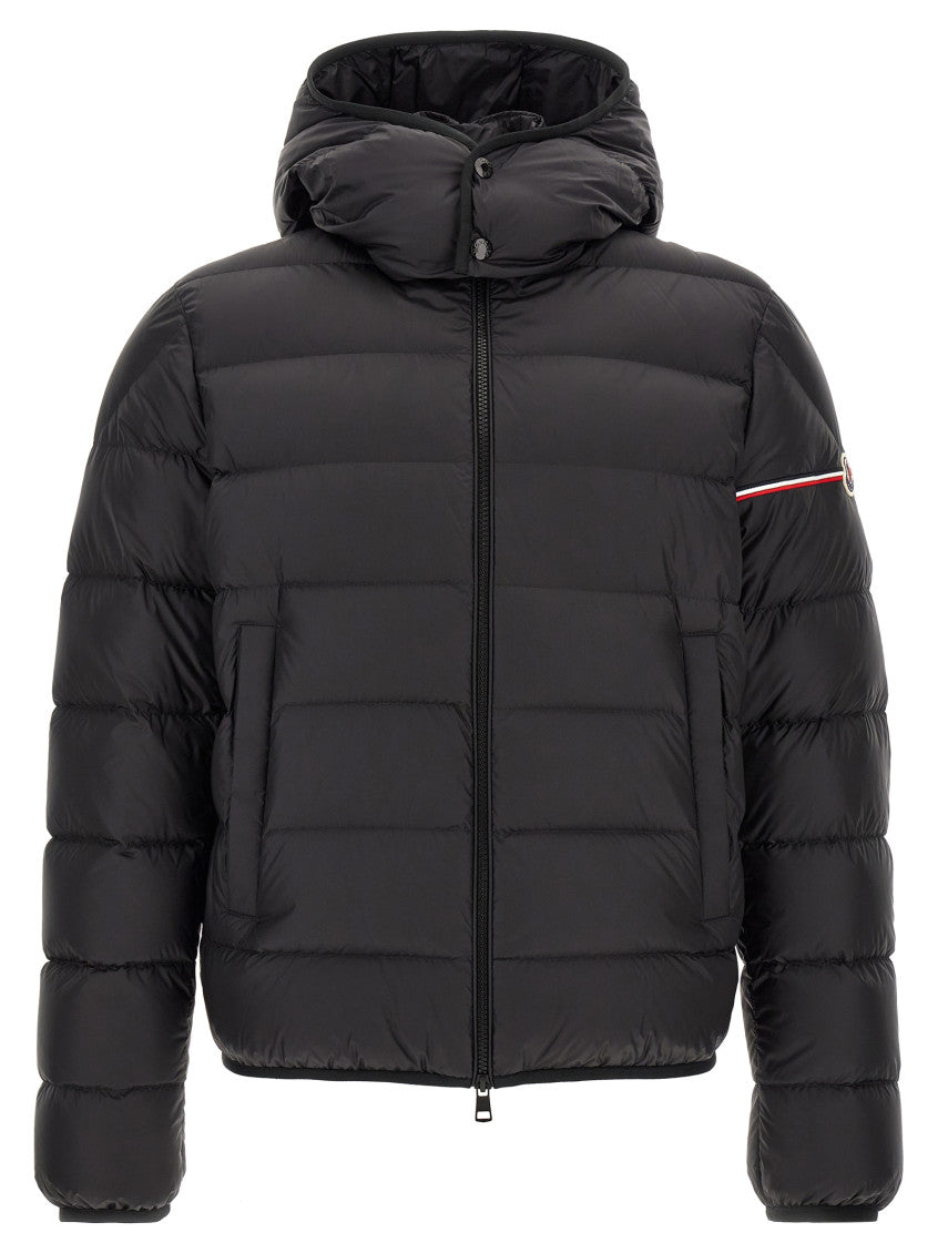 Black Quilted Hood Jacket 1
