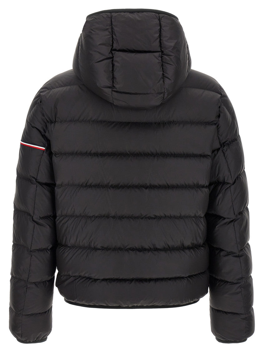 Black Quilted Hood Jacket 2