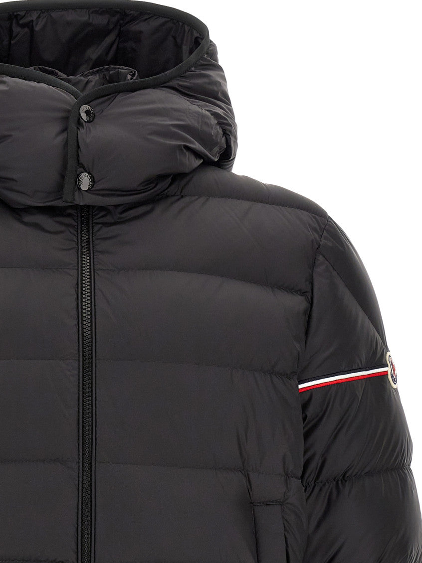 Black Quilted Hood Jacket 3