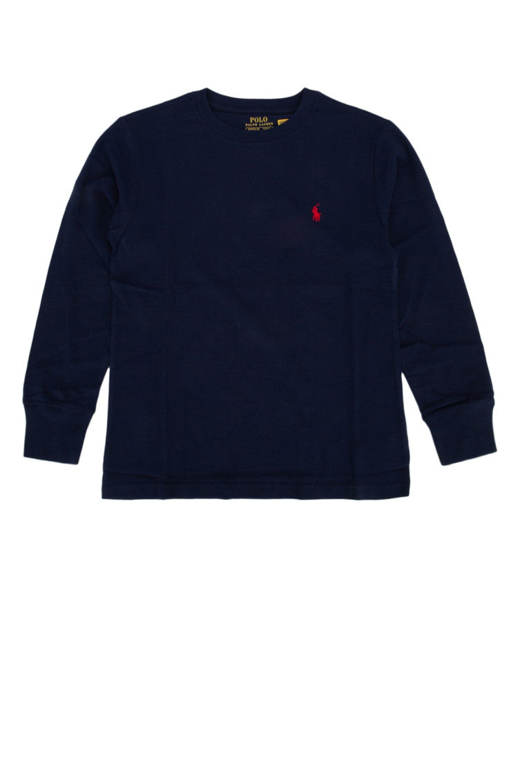 Kids Navy Blue Logo T-Shirt 1
