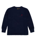 Kids Navy Blue Logo T-Shirt 1