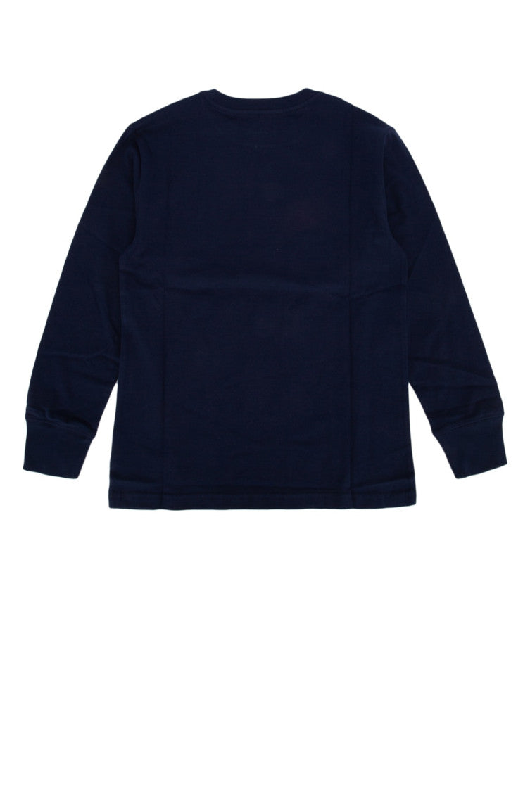 Kids Navy Blue Logo T-Shirt 2