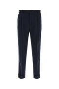 Navy Blue Pleated Pants 1