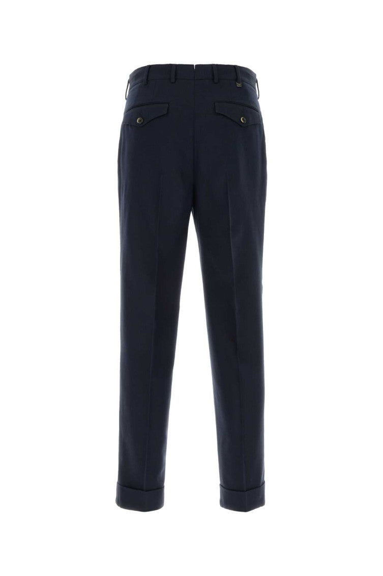 Navy Blue Pleated Pants 2