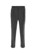 Dark Grey Pleated Pants 1