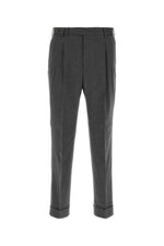 Dark Grey Pleated Pants 1