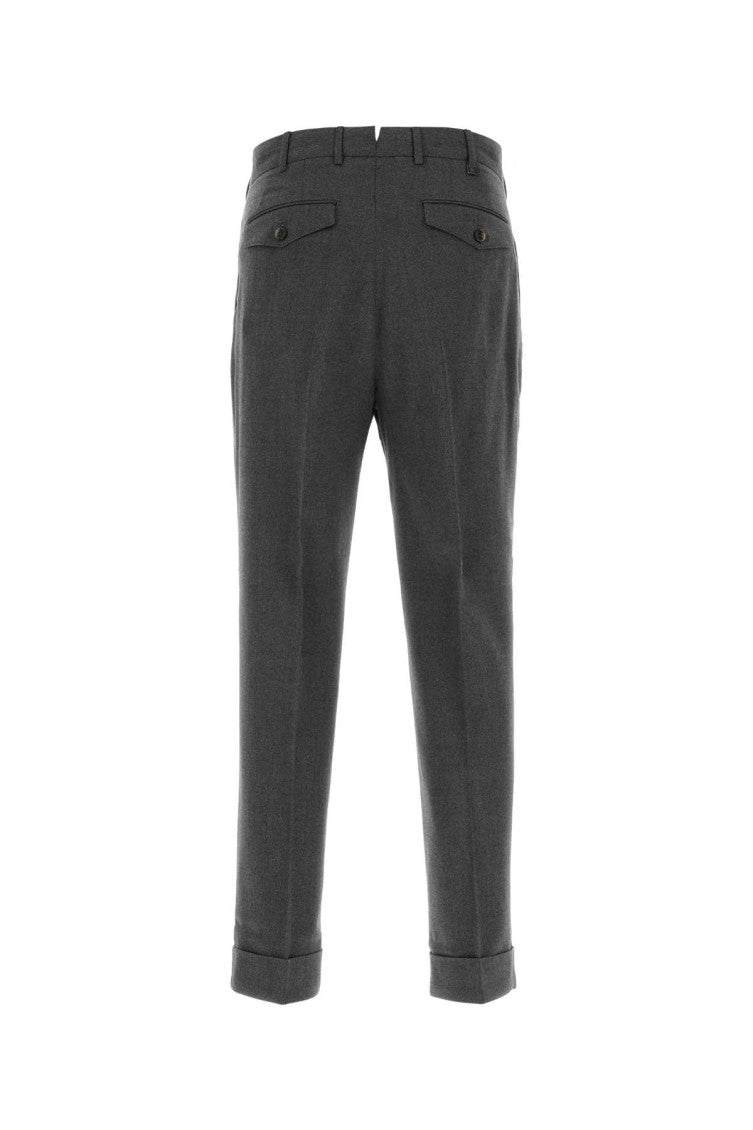 Dark Grey Pleated Pants 2