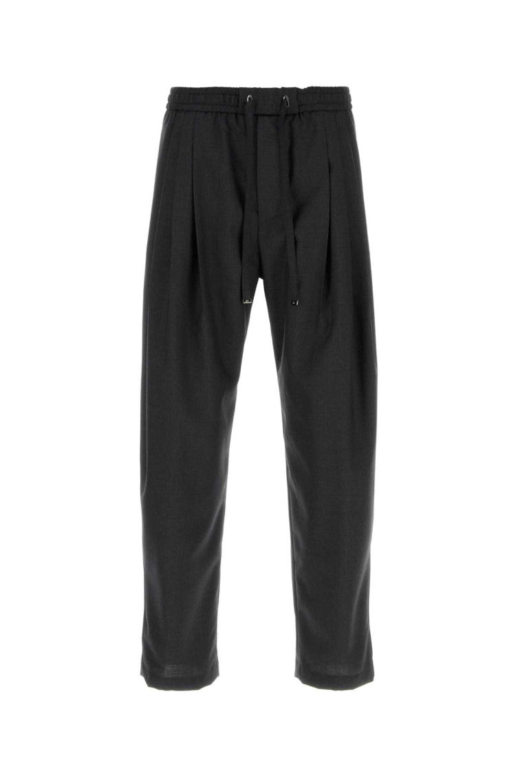 Dark Grey Drawstring Pants 1