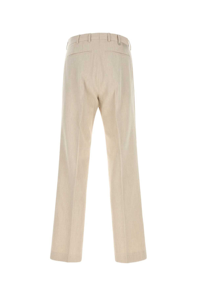 Light Beige Straight Trousers 2
