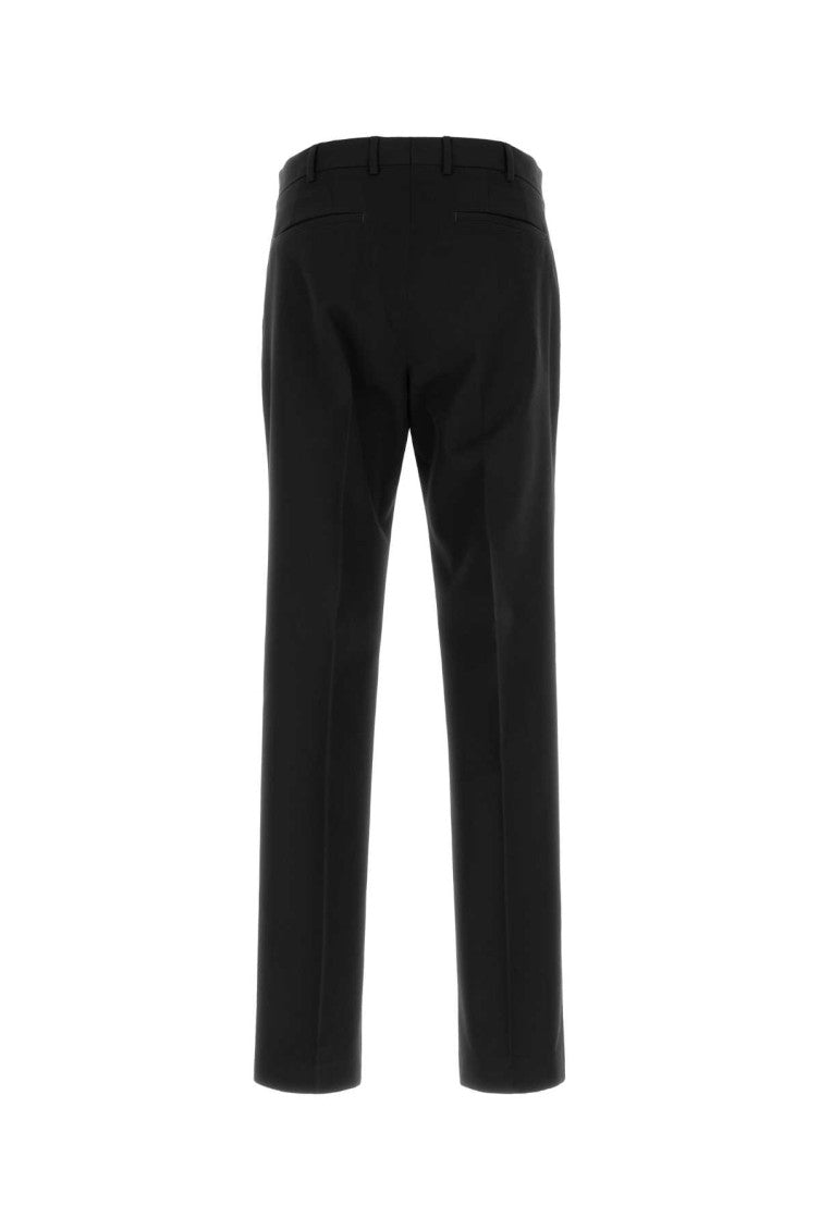 Black Tailored Pleated Pants 2