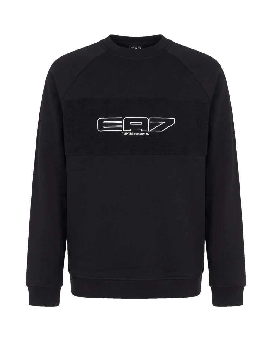 Black Regular Logo Sweatshirt 1