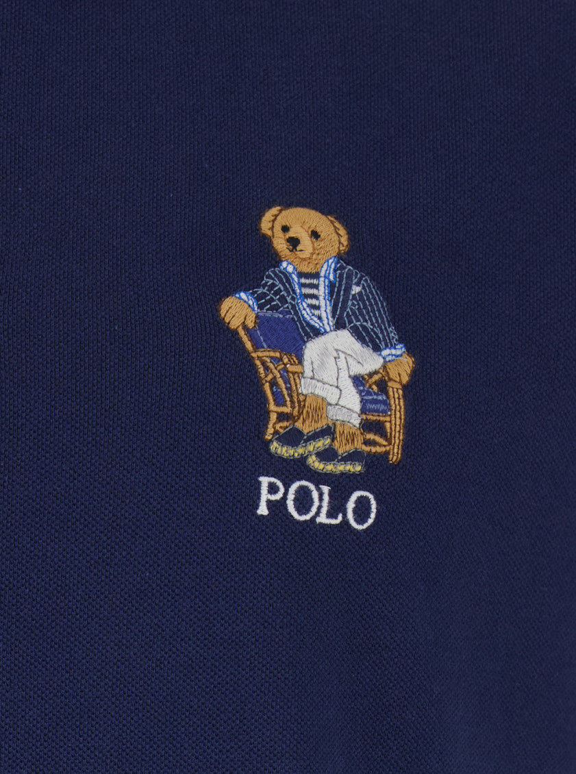 Navy Blue Logo Polo 3