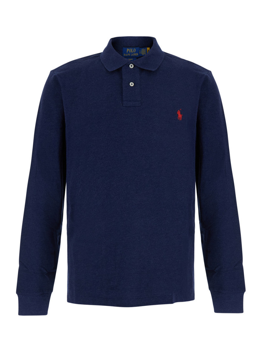 Navy Blue Slim Polo 1