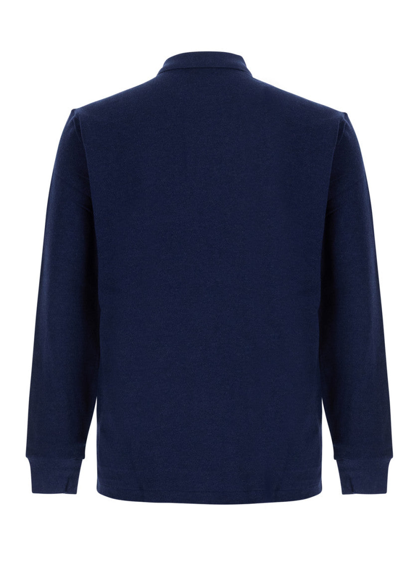 Navy Blue Slim Polo 2