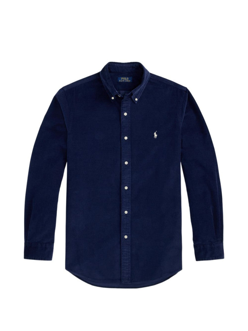 Navy Blue Corduroy Shirt 1