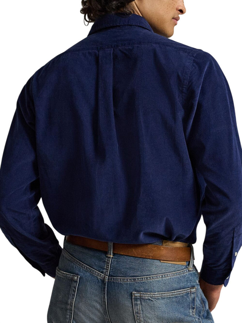 Navy Blue Corduroy Shirt 3