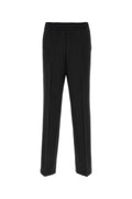 Black Stripes Elasticated Pants 1