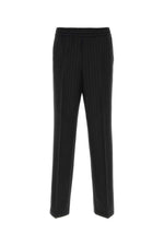 Black Stripes Elasticated Pants 1
