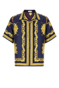 Blue Printed Regular Shirts 1