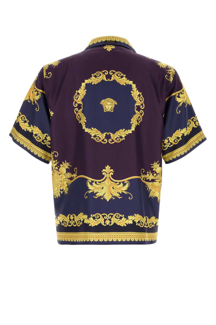 Blue Printed Regular Shirts 2