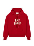 Red Boxy Logo Hoodie 1
