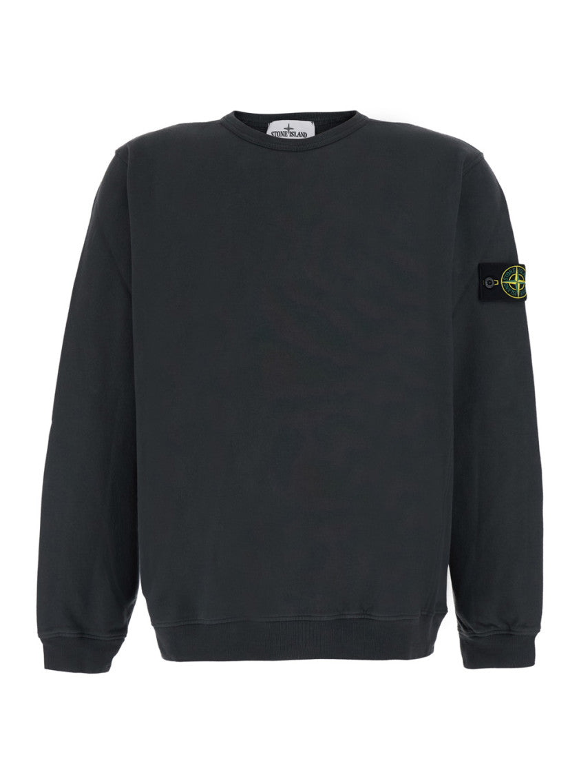 Dark Grey Crew Neck Sweatshirt 1