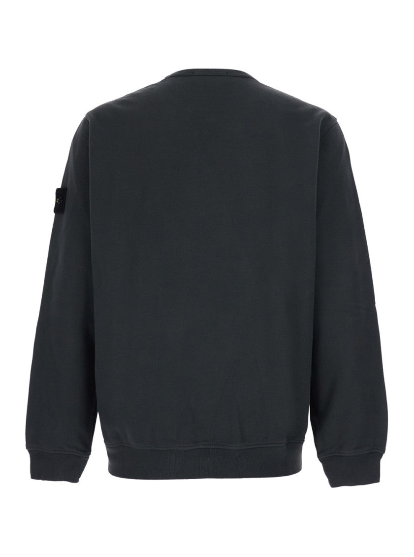 Dark Grey Crew Neck Sweatshirt 2