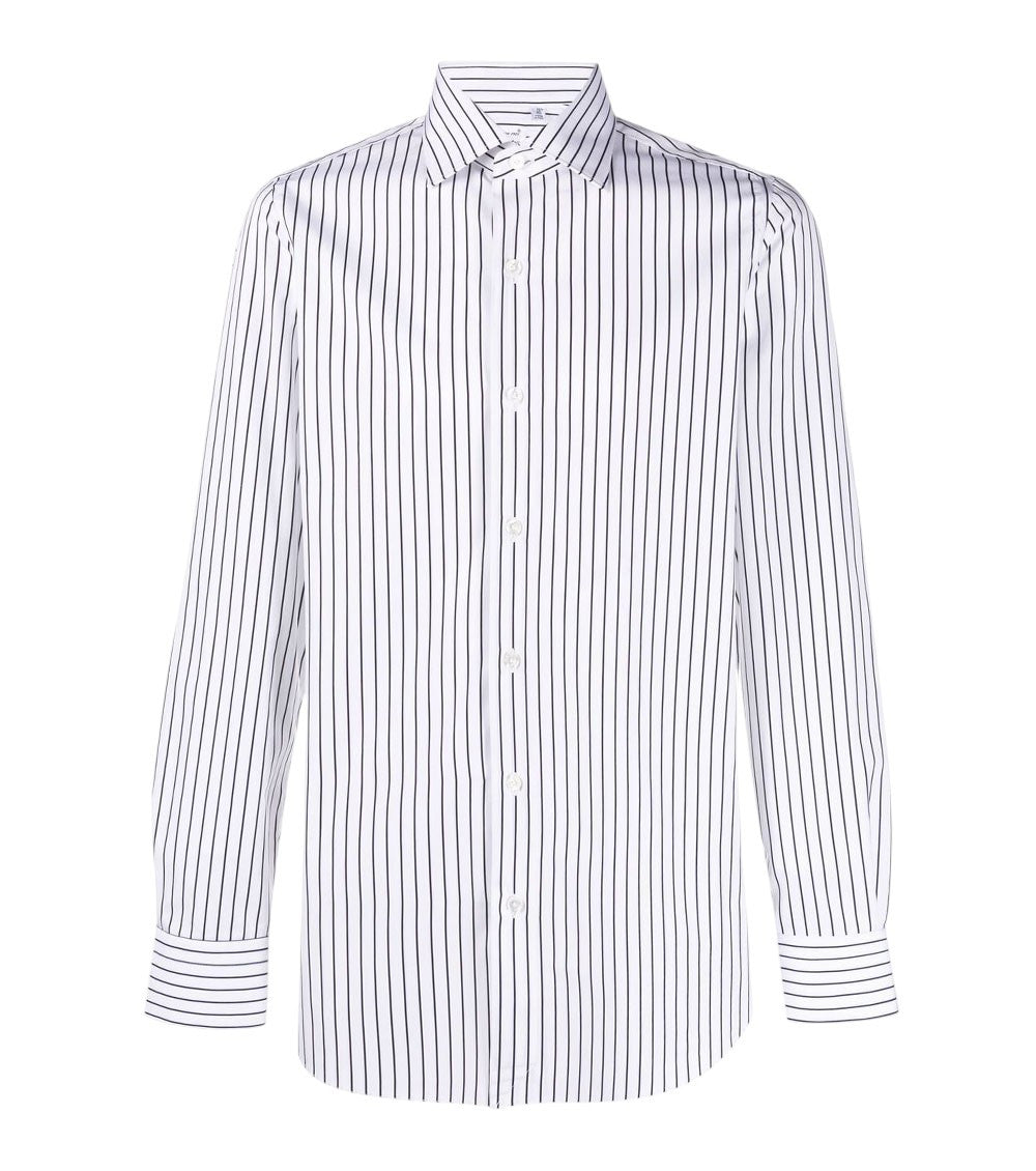 Sky Blue Regular Stripes Shirt 1
