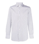 Sky Blue Regular Stripes Shirt 1