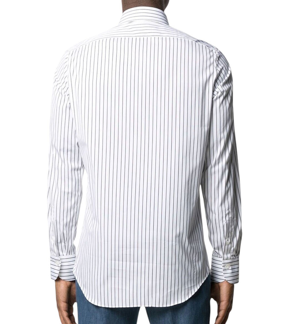 Sky Blue Regular Stripes Shirt 2