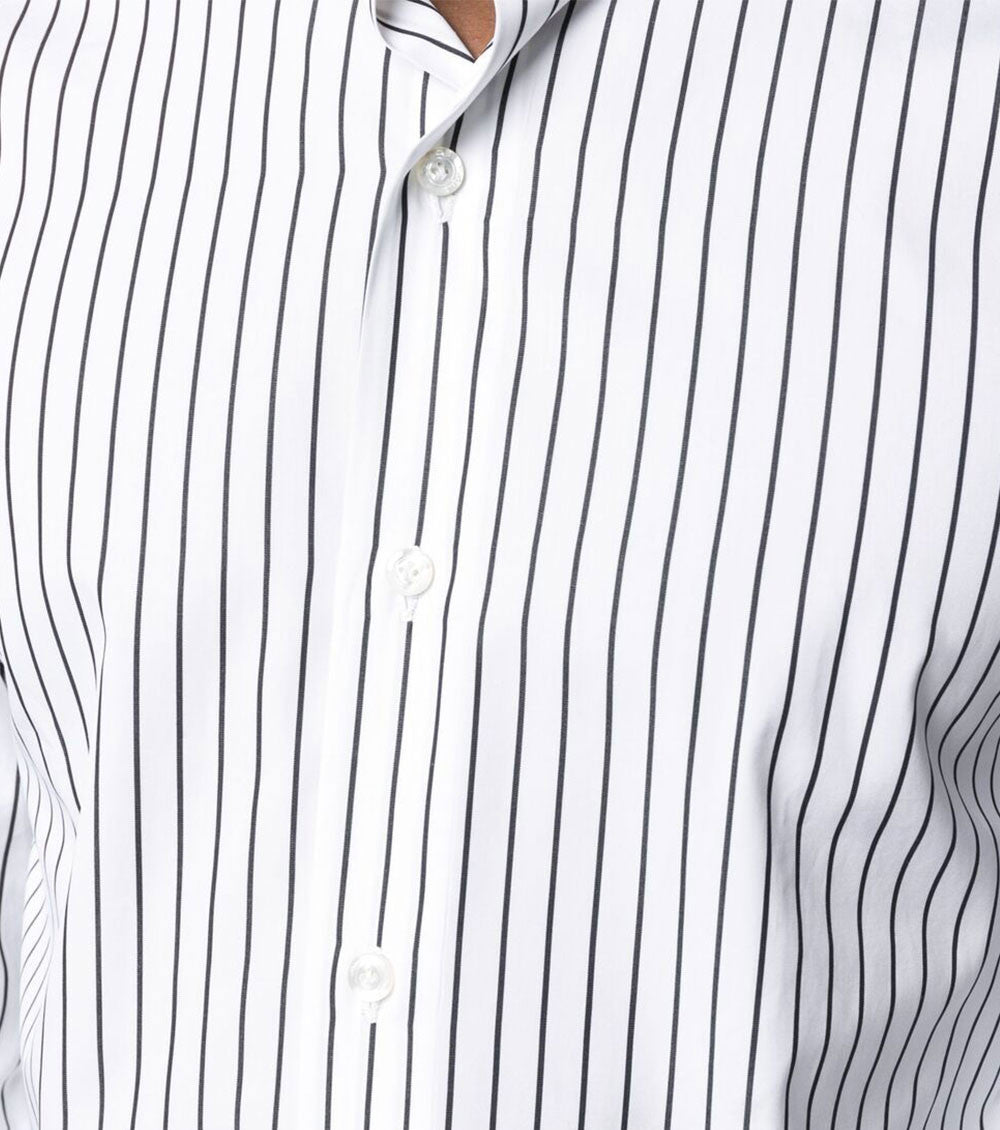 Sky Blue Regular Stripes Shirt 3