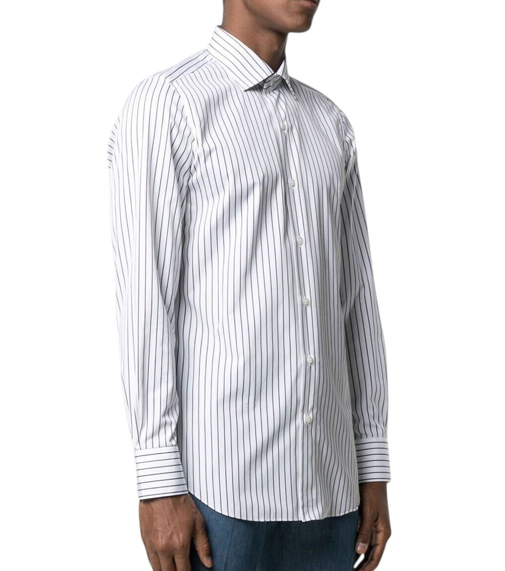 Sky Blue Regular Stripes Shirt 4