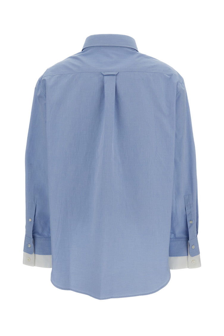 Light Blue Regular Solid Shirt 2