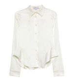 Off White Slim Solid Shirt 1