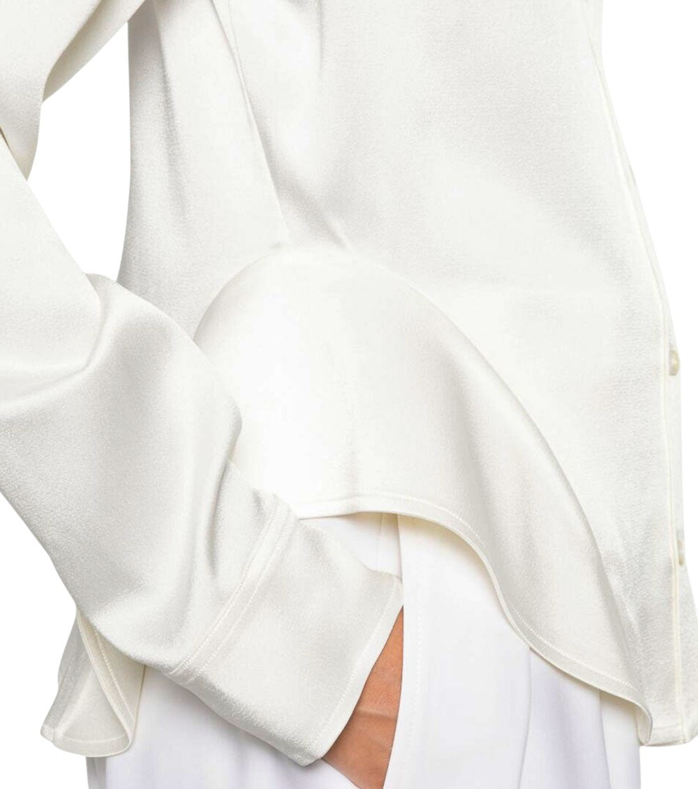 Off White Slim Solid Shirt 5