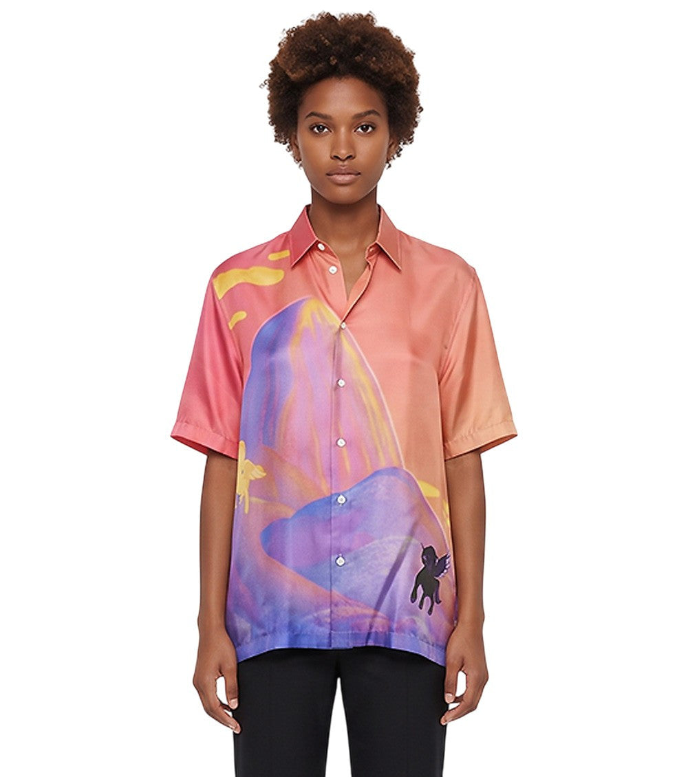 Multicolor Relaxed Printed Shirt 1