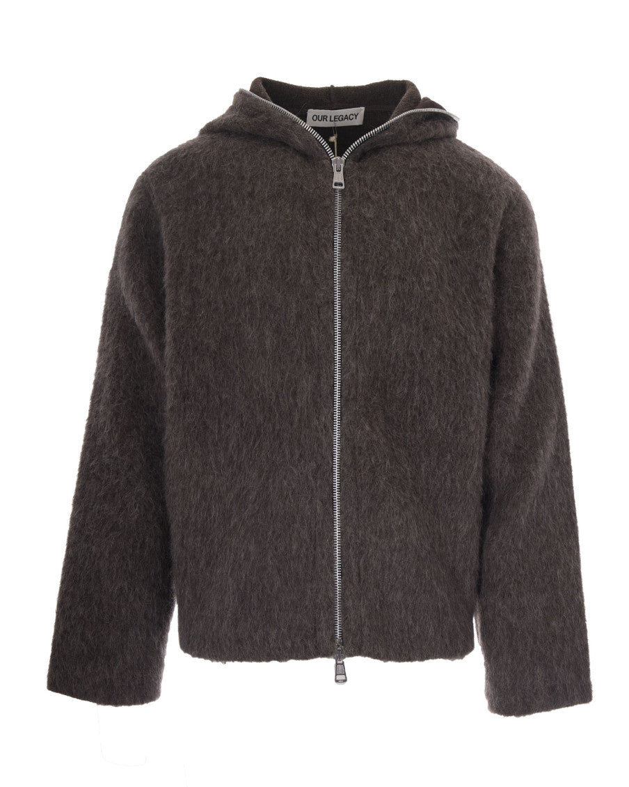Mole Grey Zip Up Hoodie 1