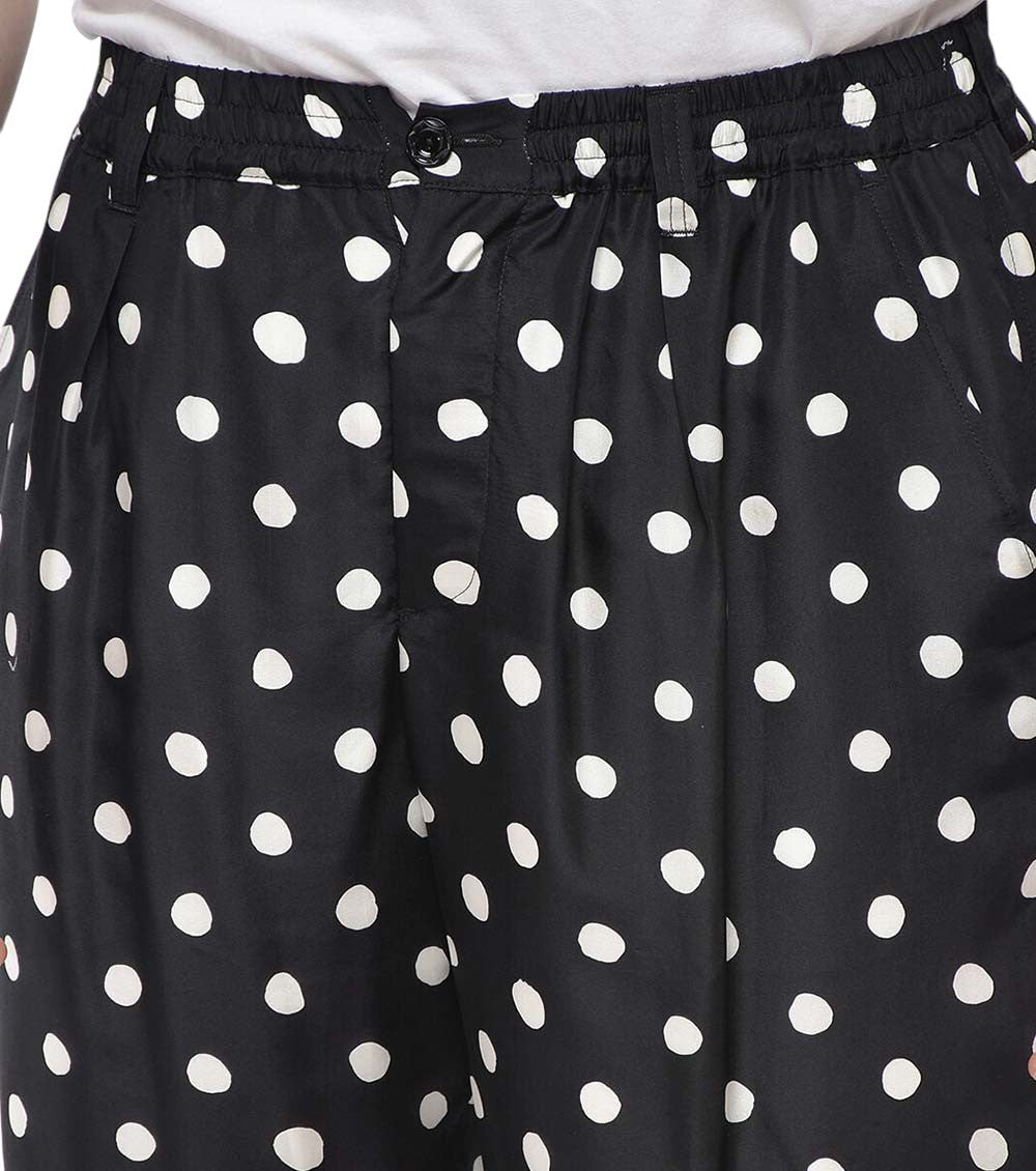 Black Polka Dot Shorts 3