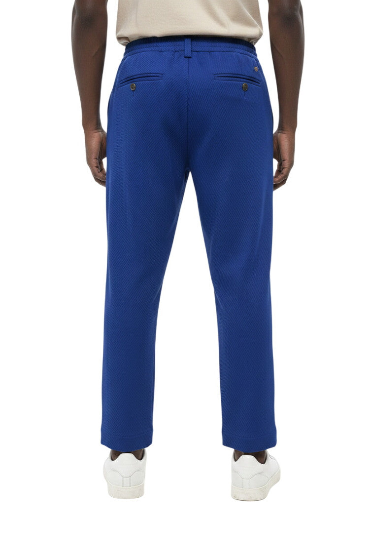 Royal Blue Pleated Trousers 2