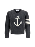 Dark Grey Knitted Sweater 1