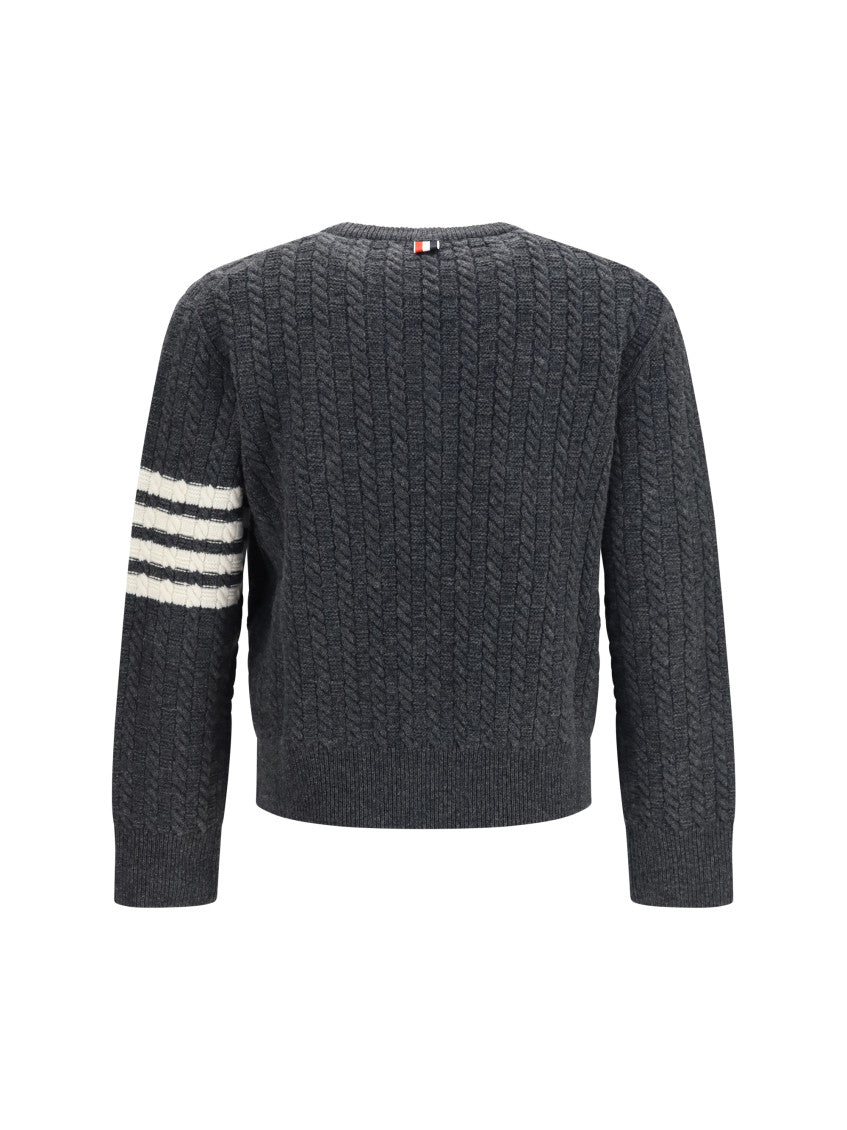 Dark Grey Knitted Sweater 2