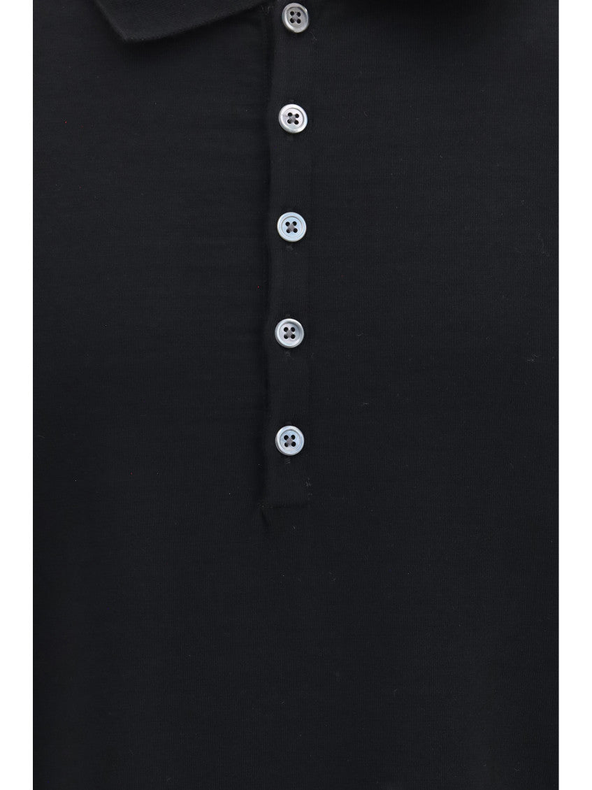Black Shirt Collar Polo 3