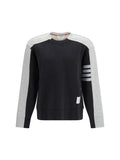 Dark Grey Color Block Sweatshirt 1