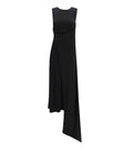 Black Round Neck Maxi Dress 1