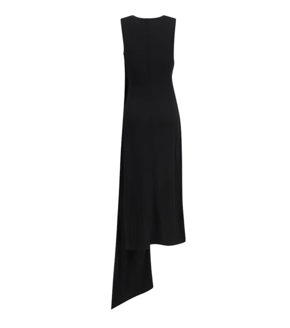 Black Round Neck Maxi Dress 2