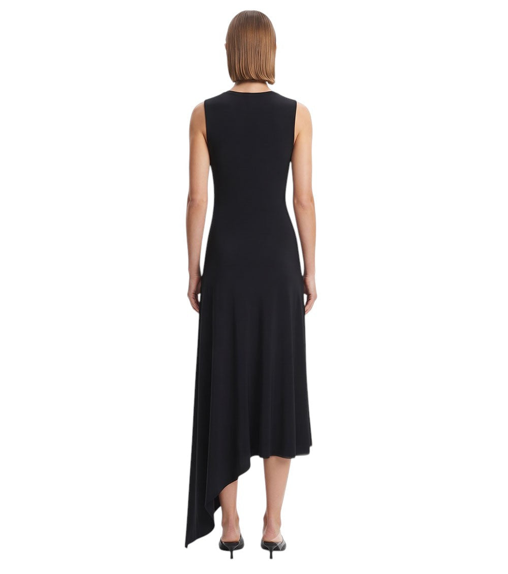 Black Round Neck Maxi Dress 3