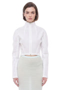 White Turtle Neck Top 1